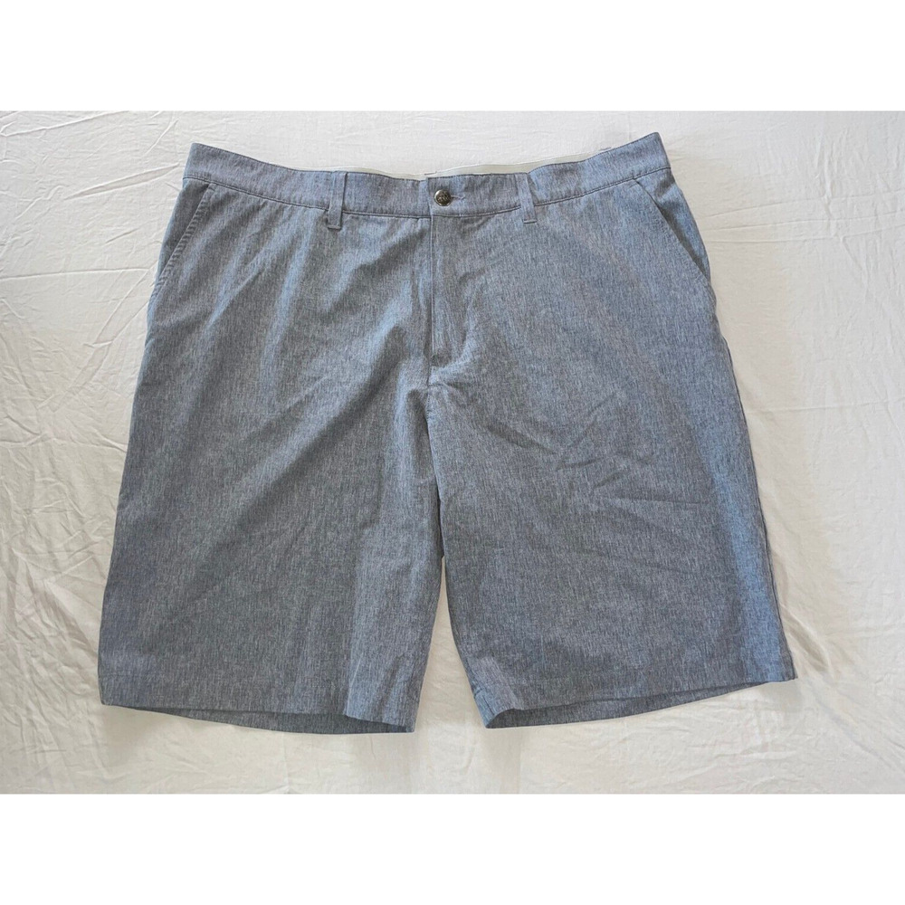 Adidas Lightweight Flat Front Microfiber Chino Golf Shorts. Men's 38, MINT!!